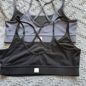 Women's Vuori Bra Bundle- Black and Gray